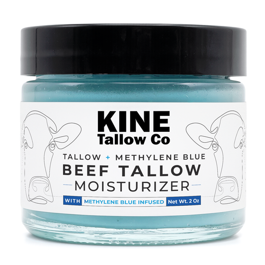 Grass-Fed Tallow Face Moisturizer (Advanced Blue Formula)
