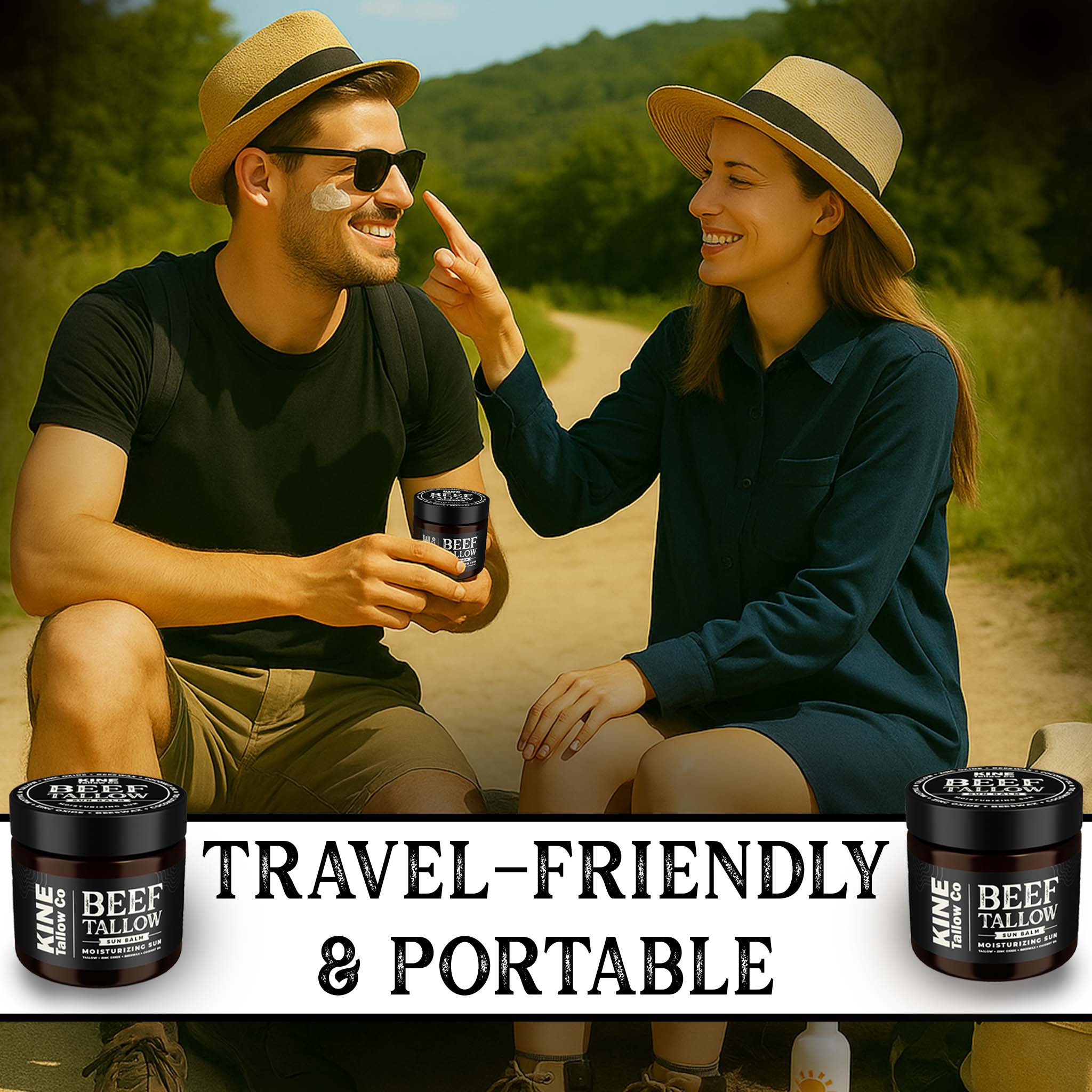 Beef Tallow Sun Balm 2oz.