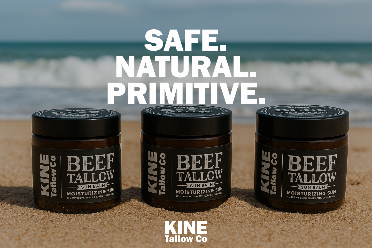 Beef Tallow Sun Balm 2oz.